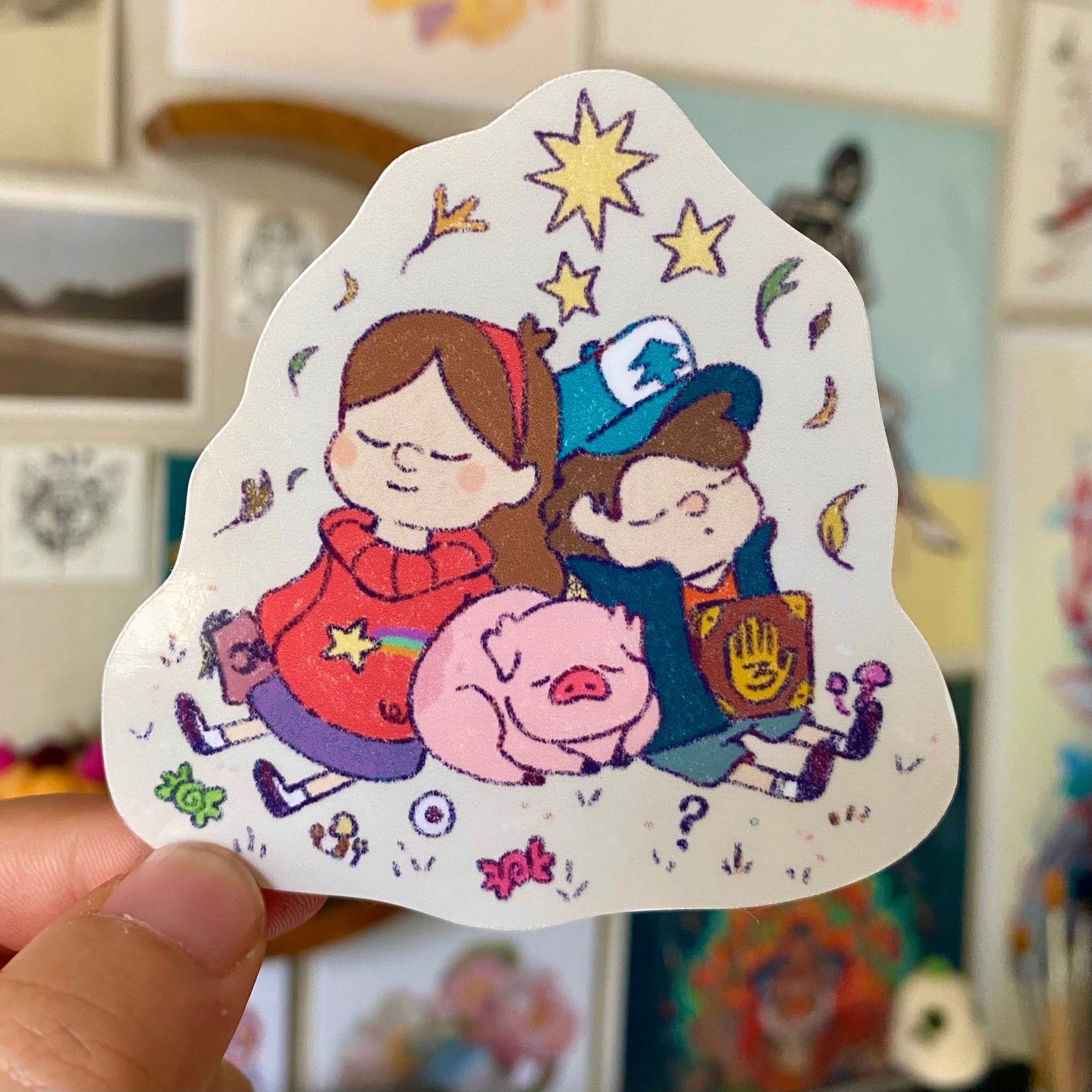 Rest in Gravity Falls Sticker