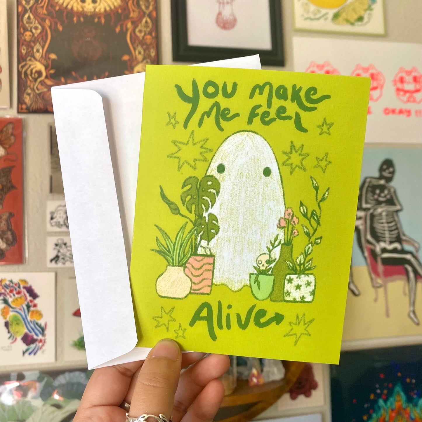 You Make Me Feel Alive Greeting Card