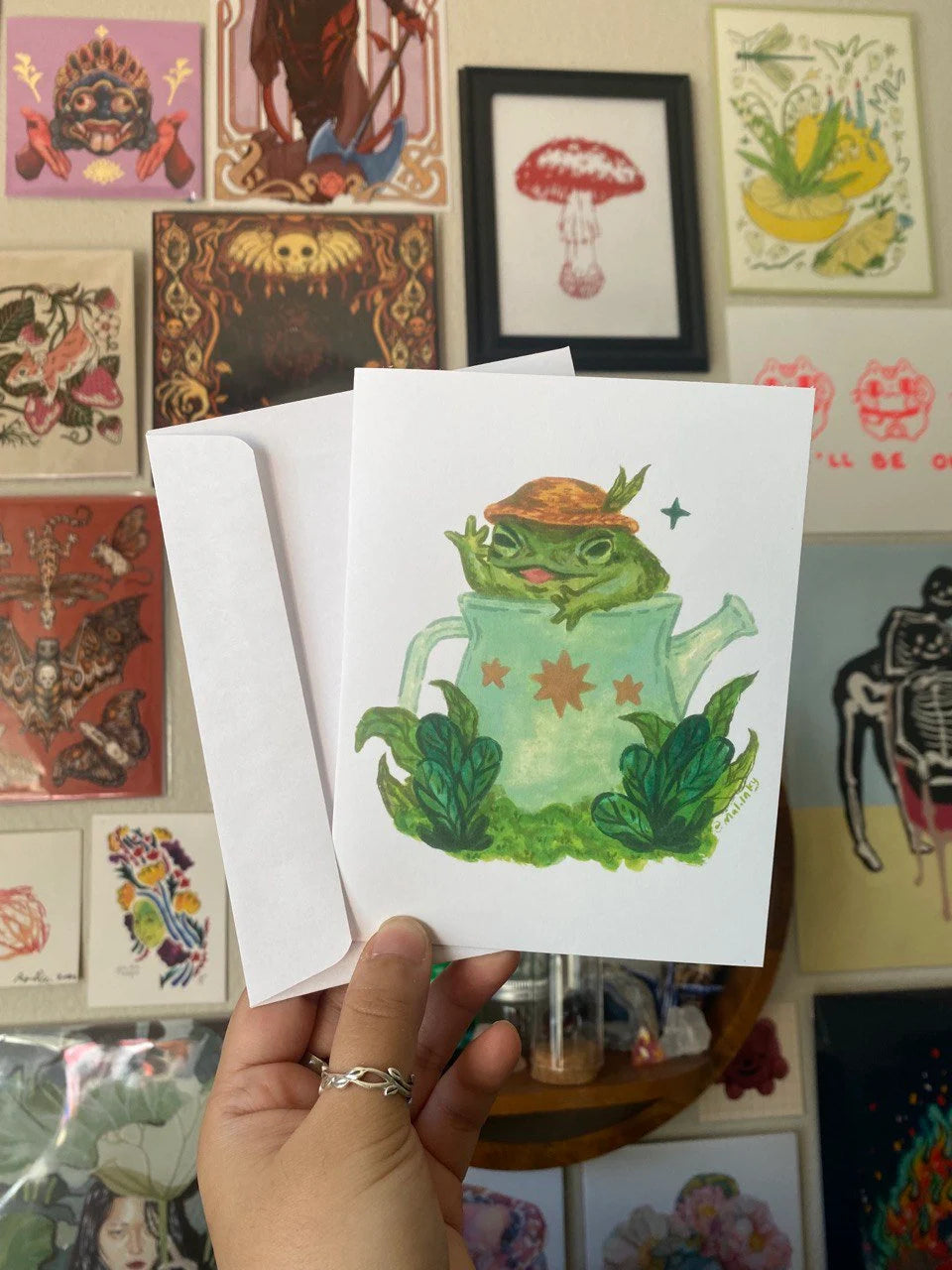 Frog Greeting Card