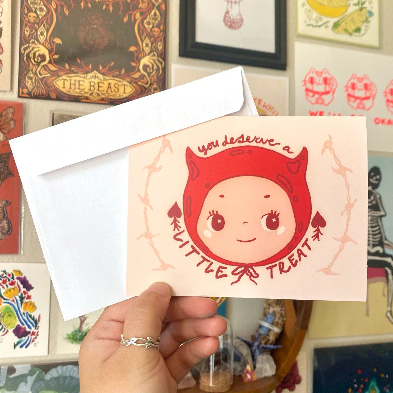 You Deserve a Little Treat Greeting Card
