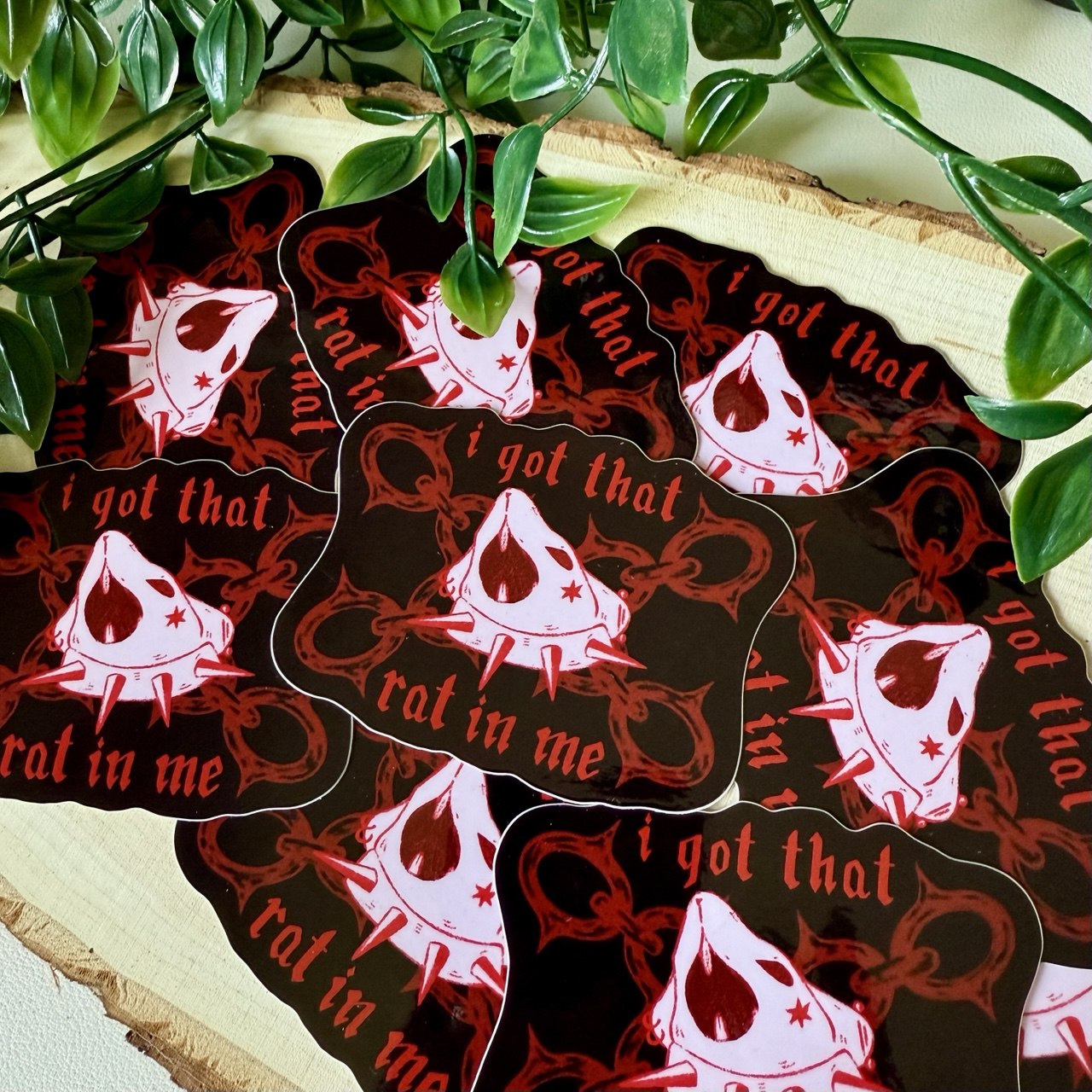 I got That Rat in Me Sticker - bad rat