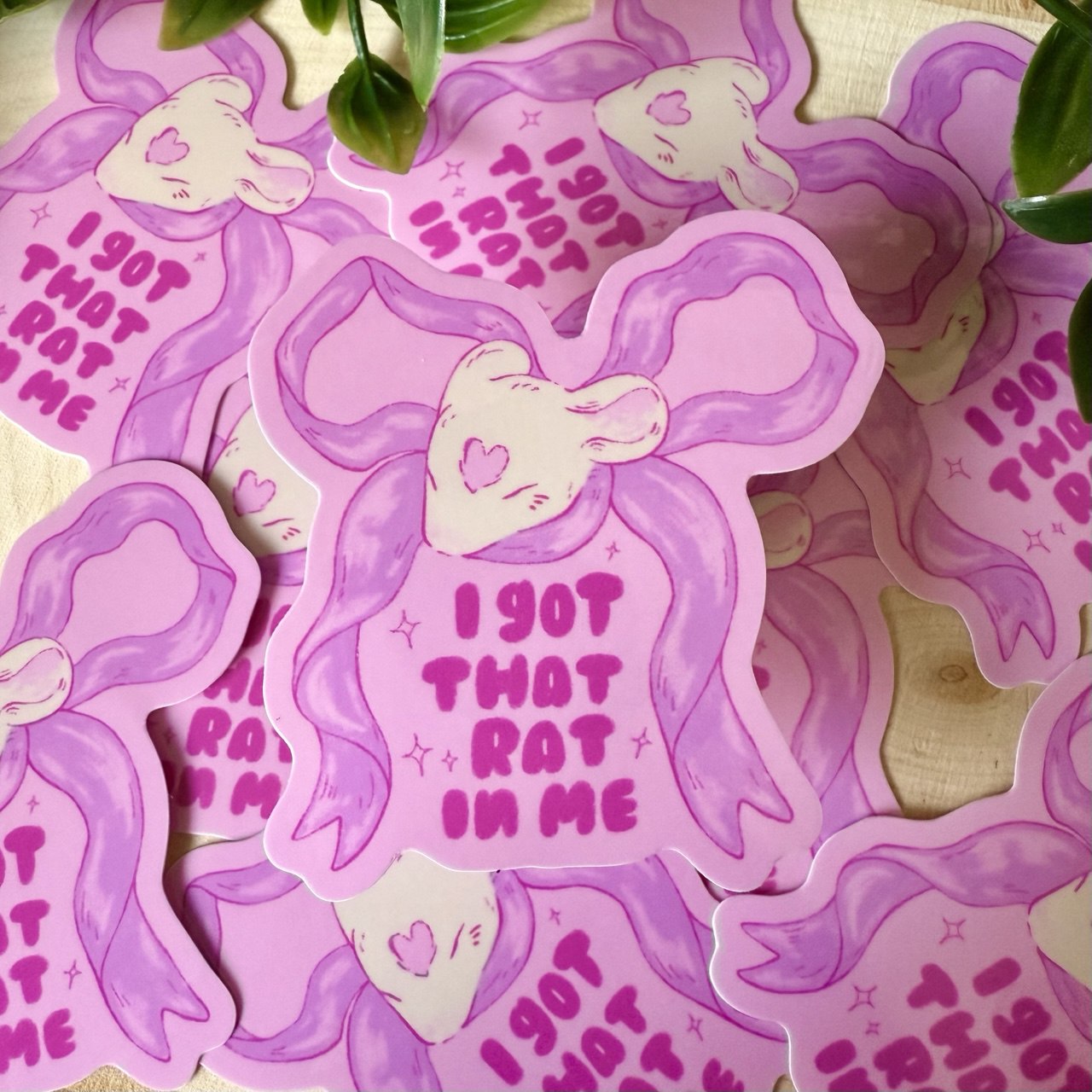I got That Rat in Me Sticker - bby rat