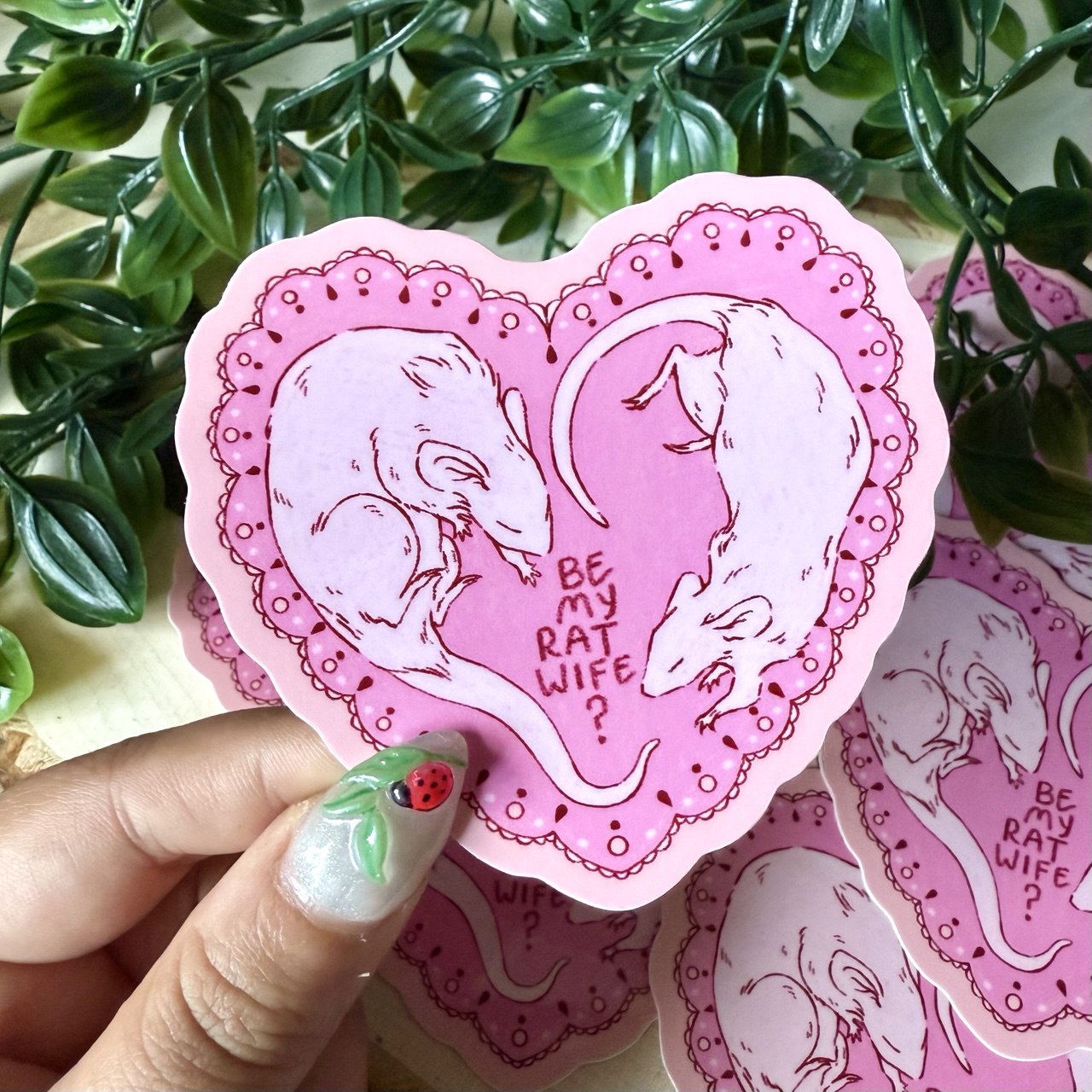 Be my Rat Wife Sticker