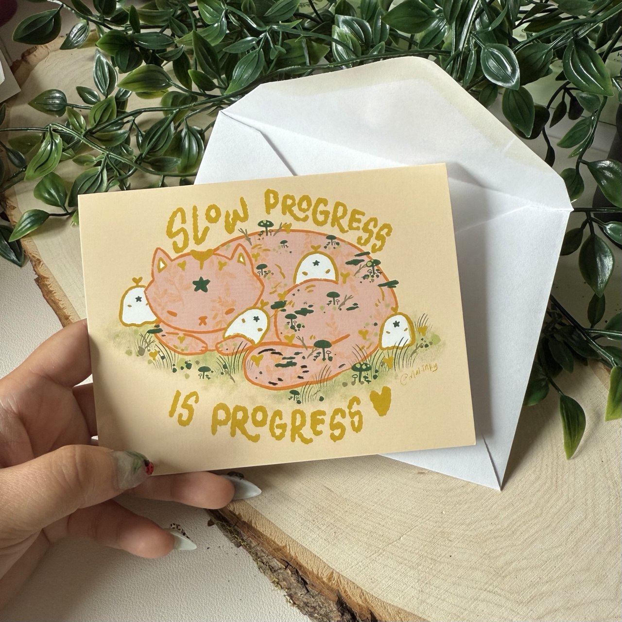 Slow Progress Card