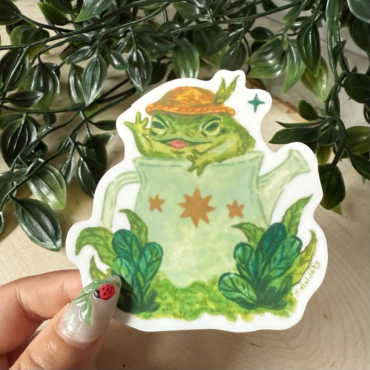 Frog in a Pot Sticker