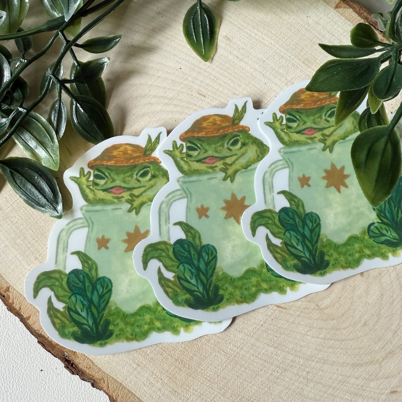 Frog in a Pot Sticker
