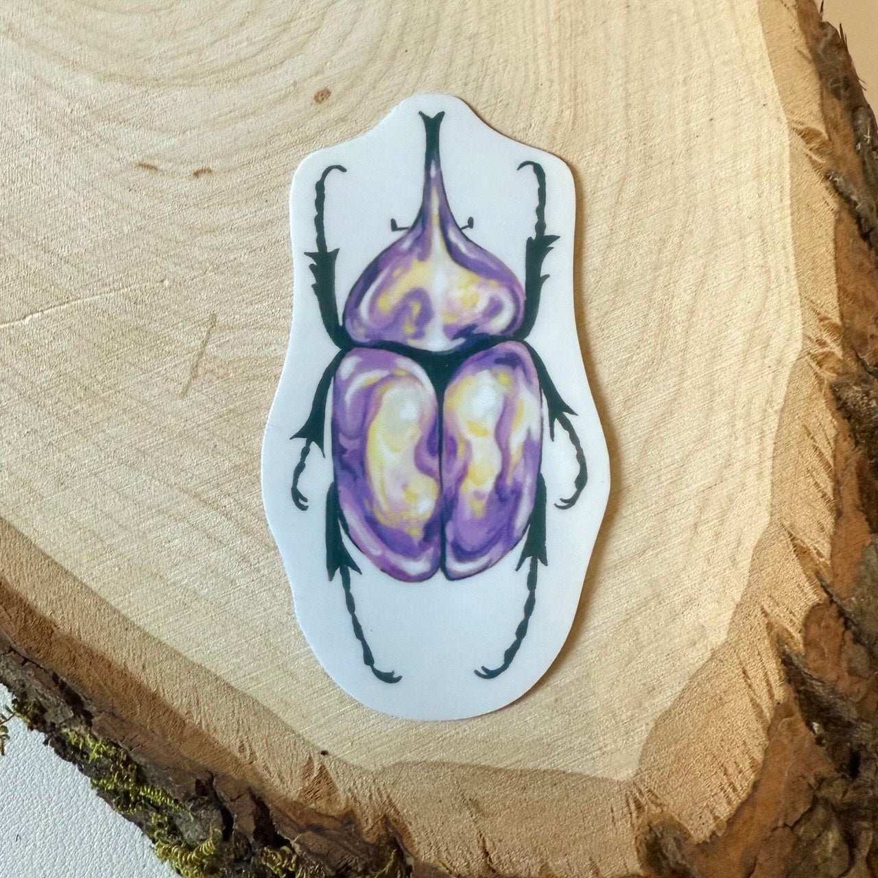 Pride Beetle Sticker