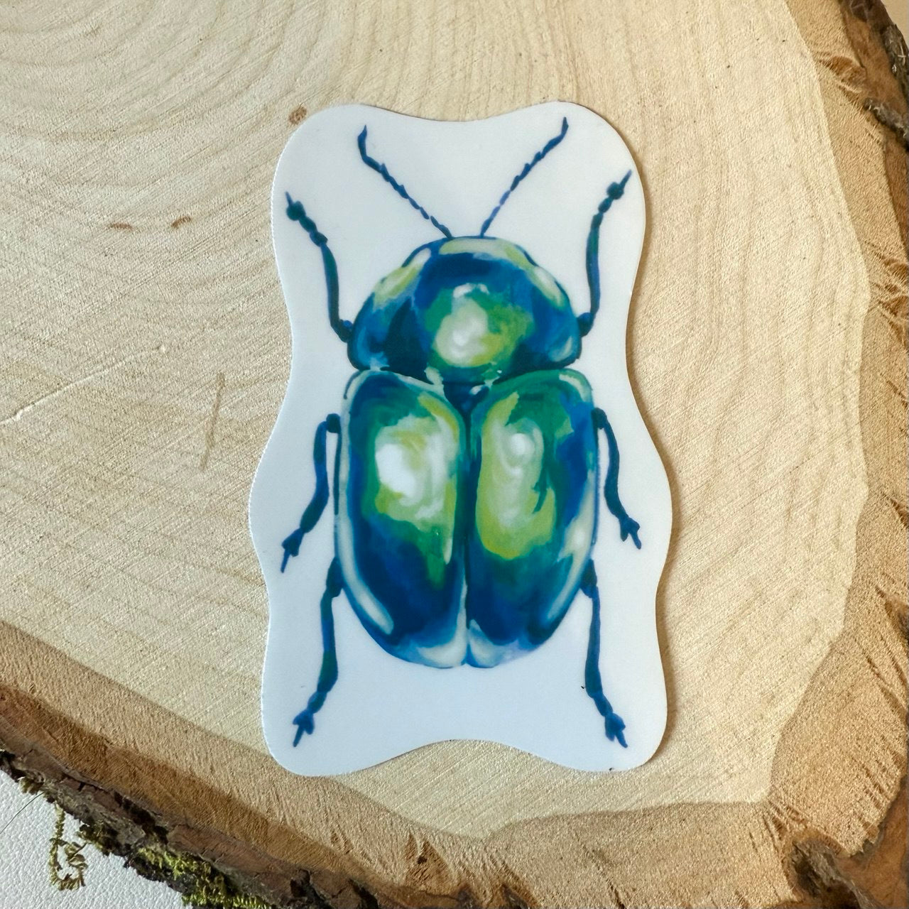 Pride Beetle Sticker