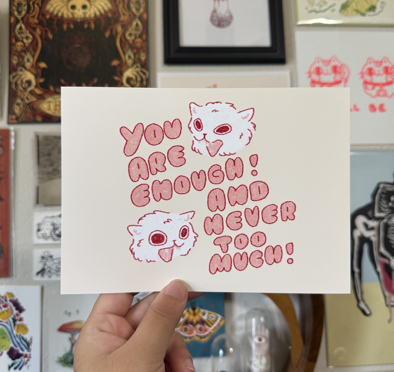 You are Enough and Never too Much Print - 5x7