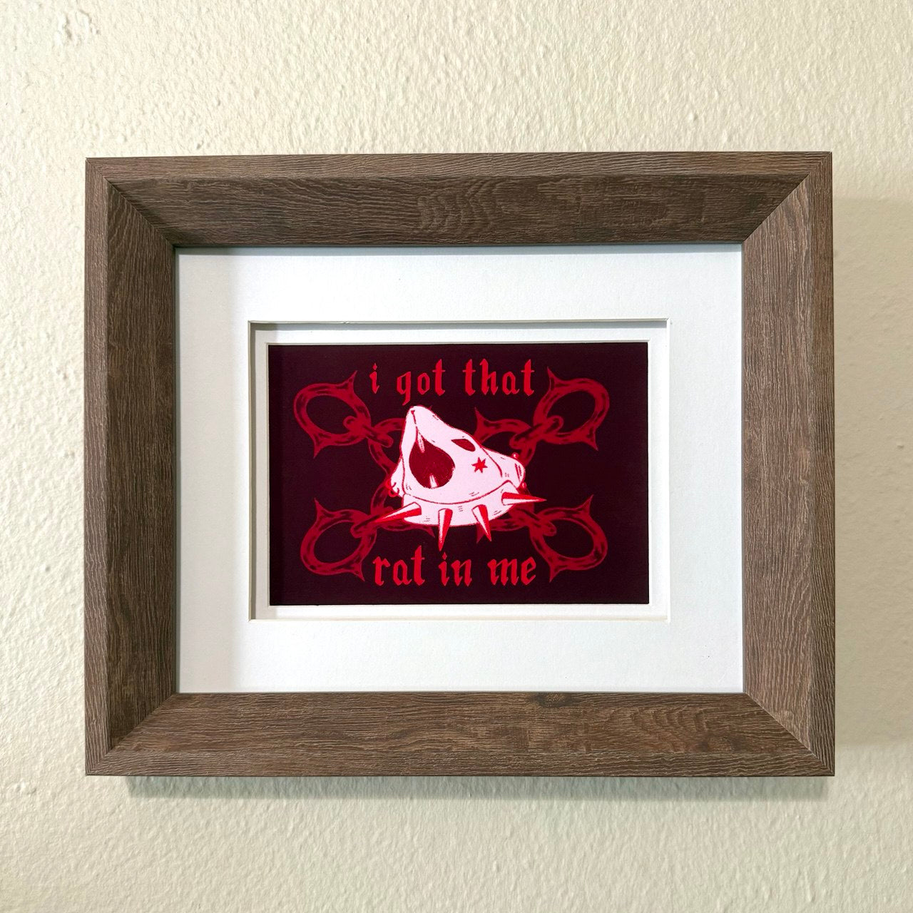 I Got That Rat in Me Print - 5x7