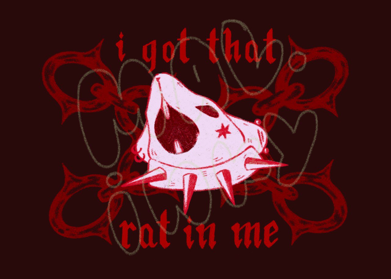 I Got That Rat in Me Print - 5x7