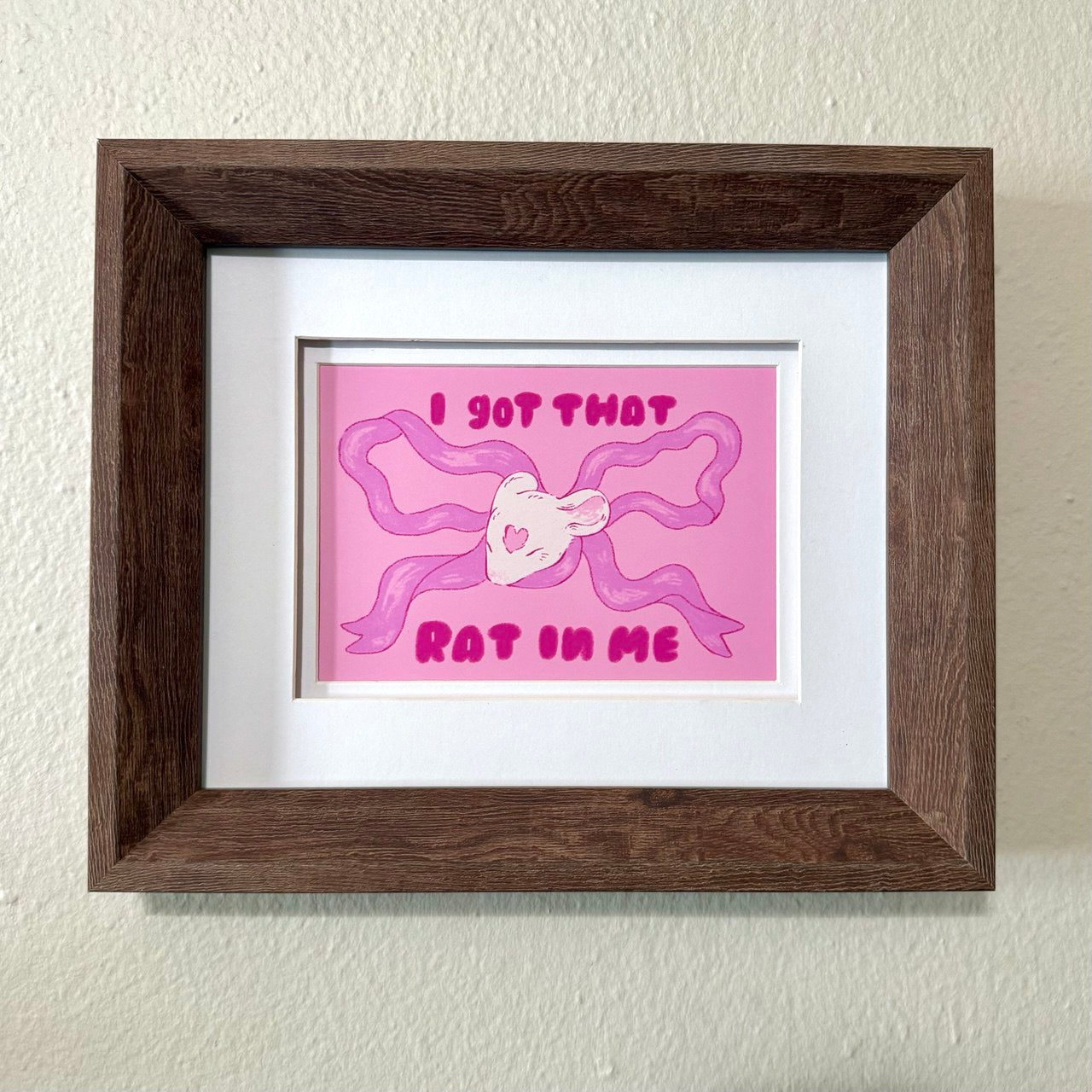 I Got That Rat in Me Print - 5x7