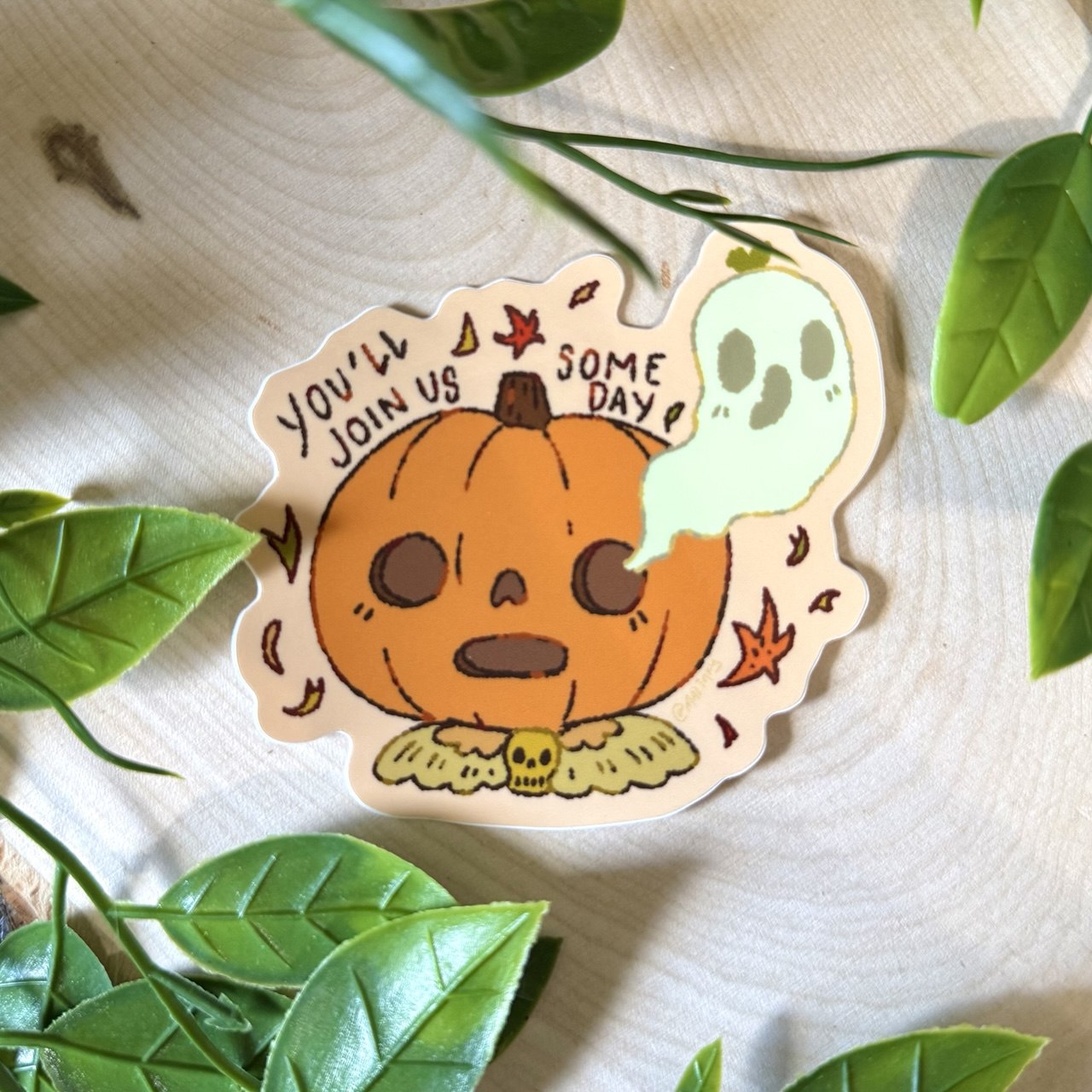 OTGW Youll join us someday Pumpkin Sticker