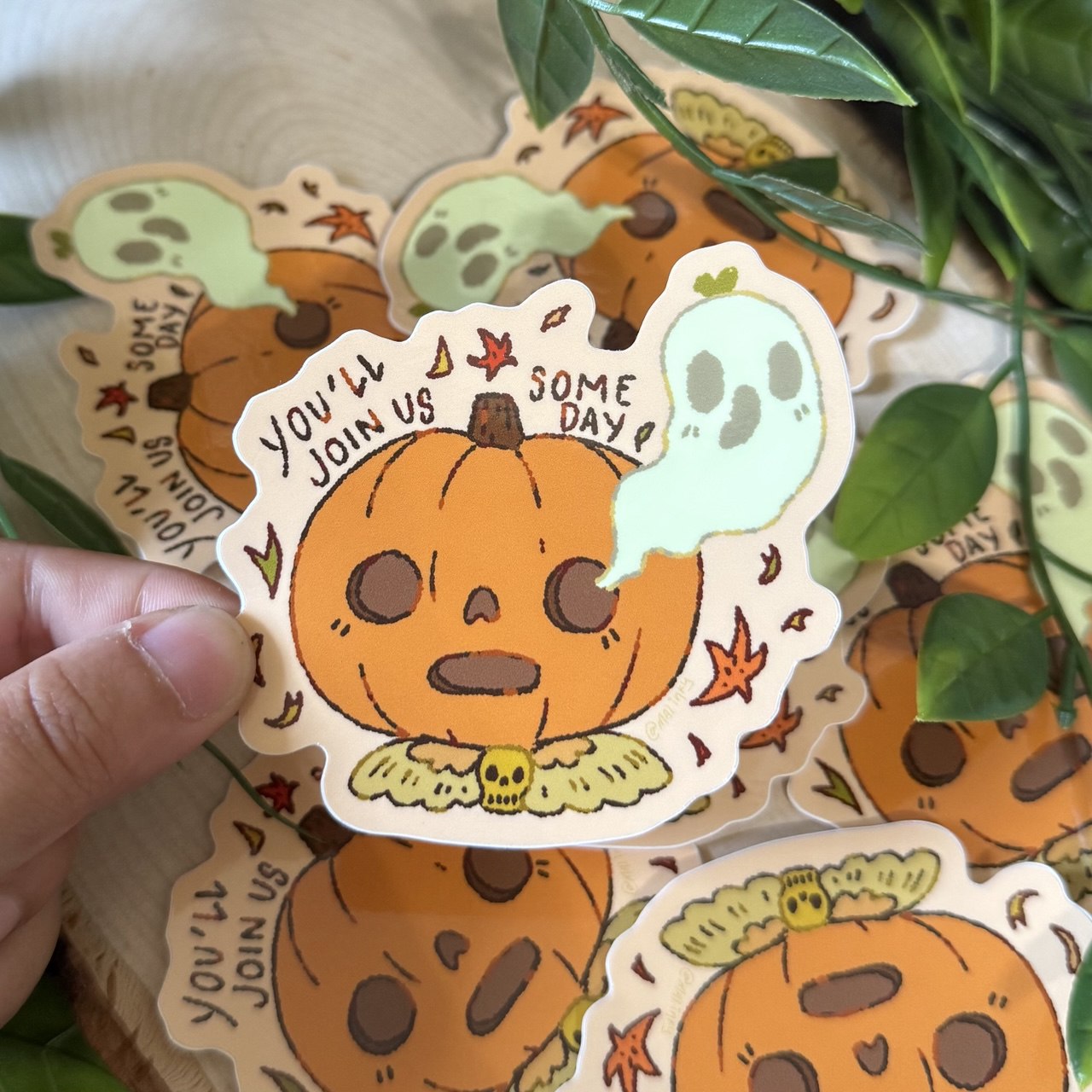 OTGW Youll join us someday Pumpkin Sticker