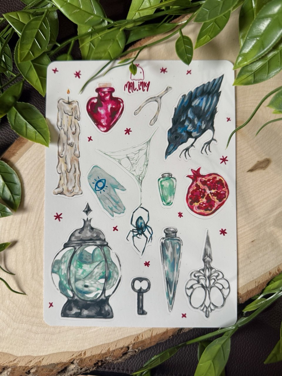 Witches' Trunk Sticker Sheet