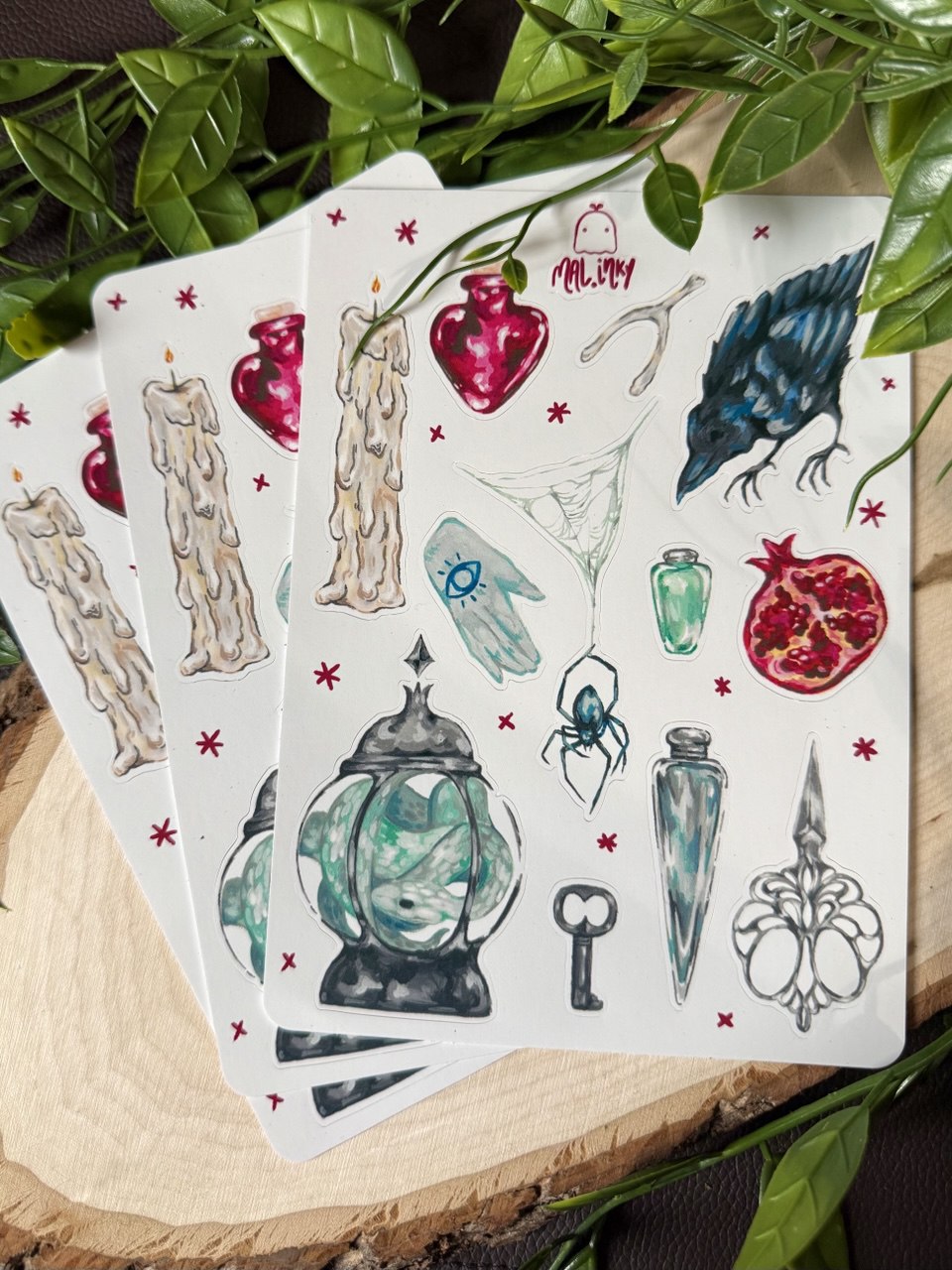 Witches' Trunk Sticker Sheet