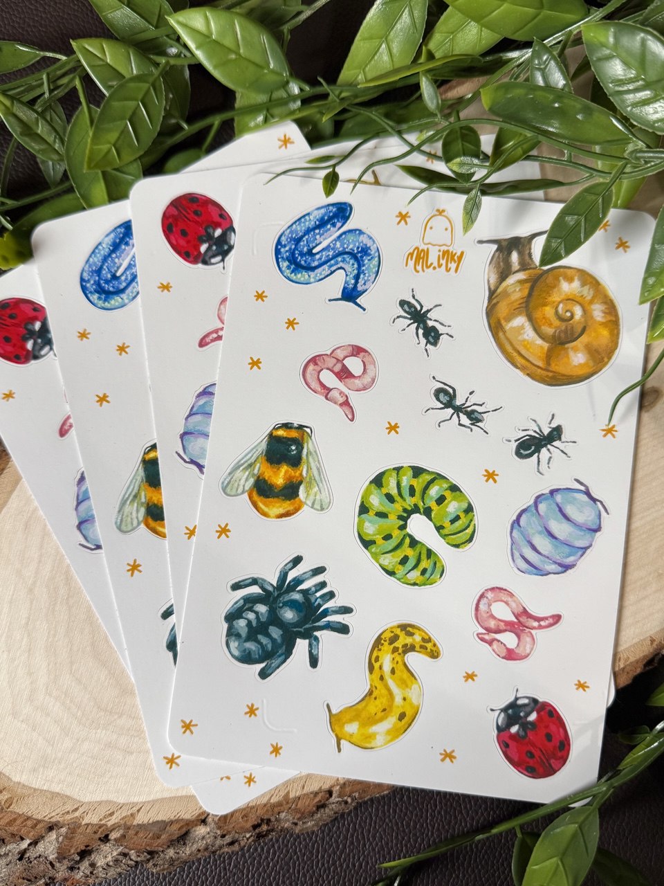 Bug Picnic Sticker Sheet