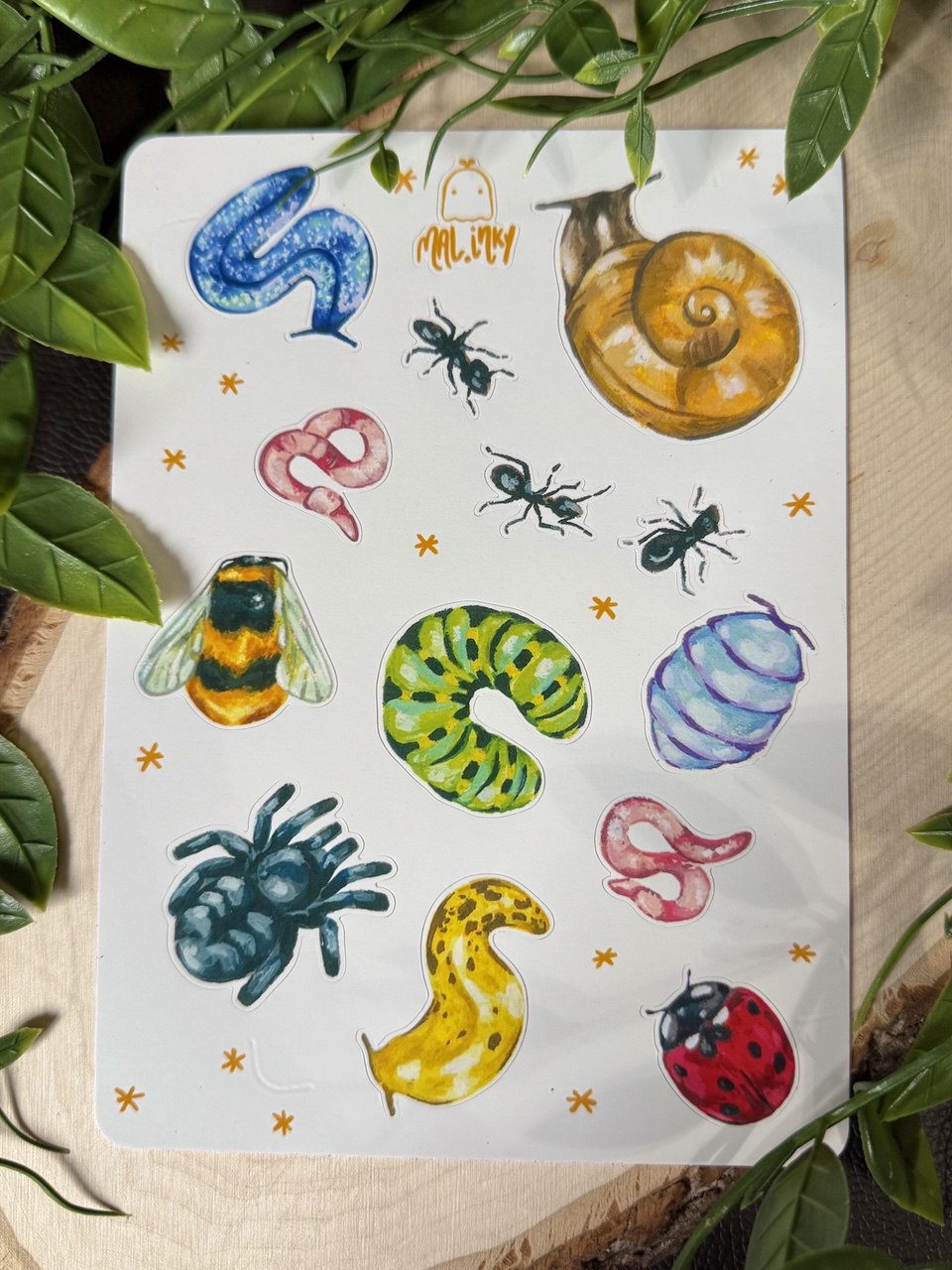 Bug Picnic Sticker Sheet