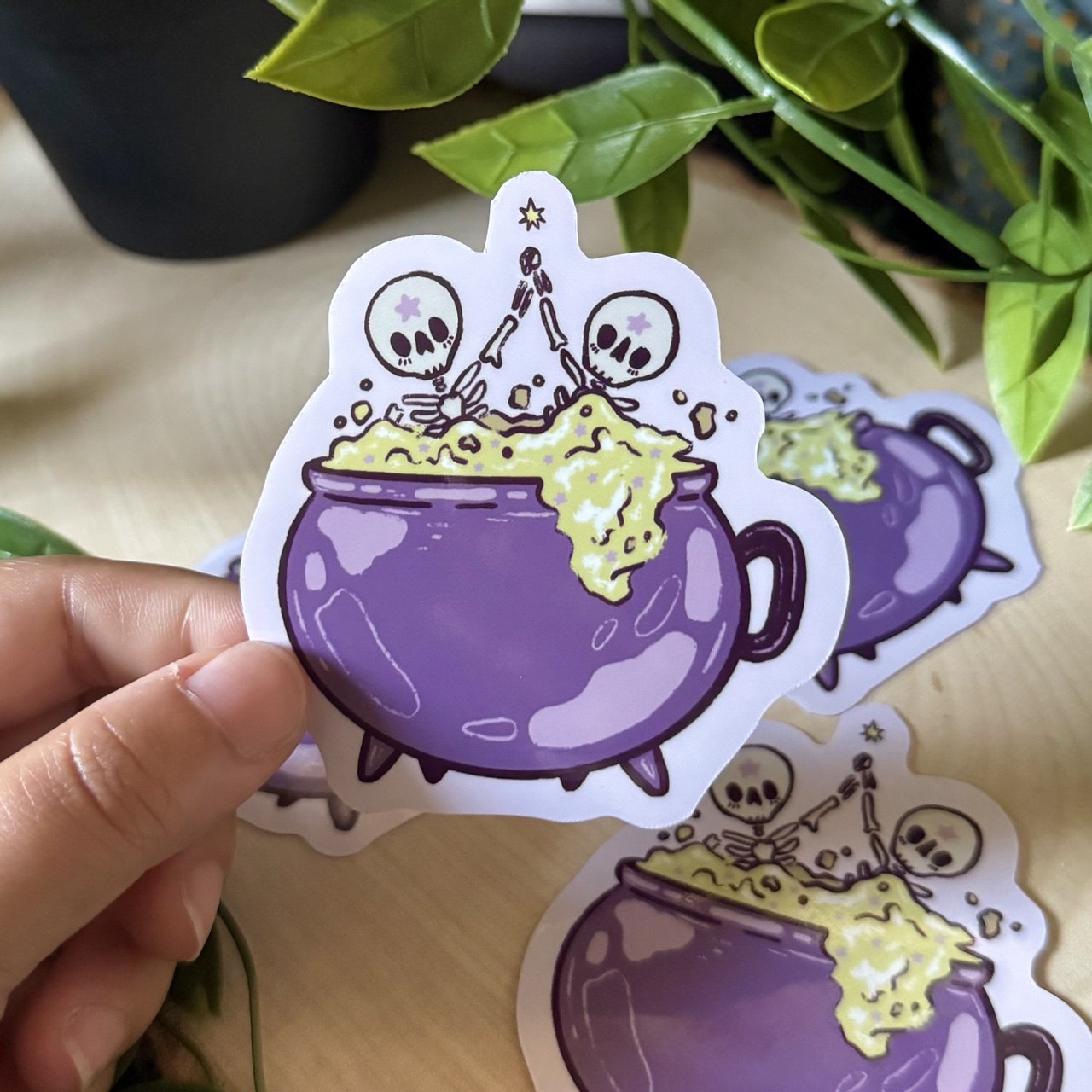 Skeleton Soup Sticker