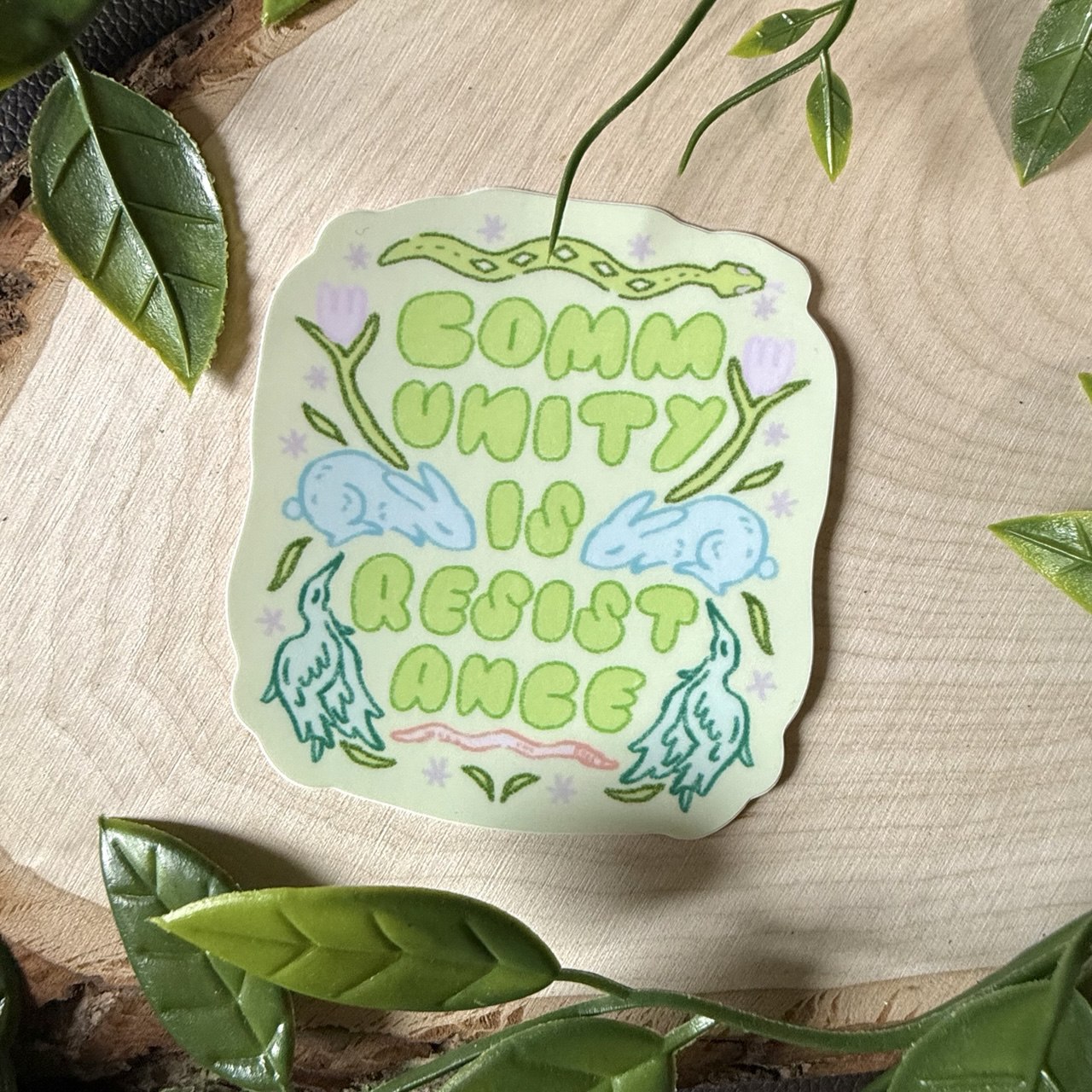 Community is Resistance Sticker