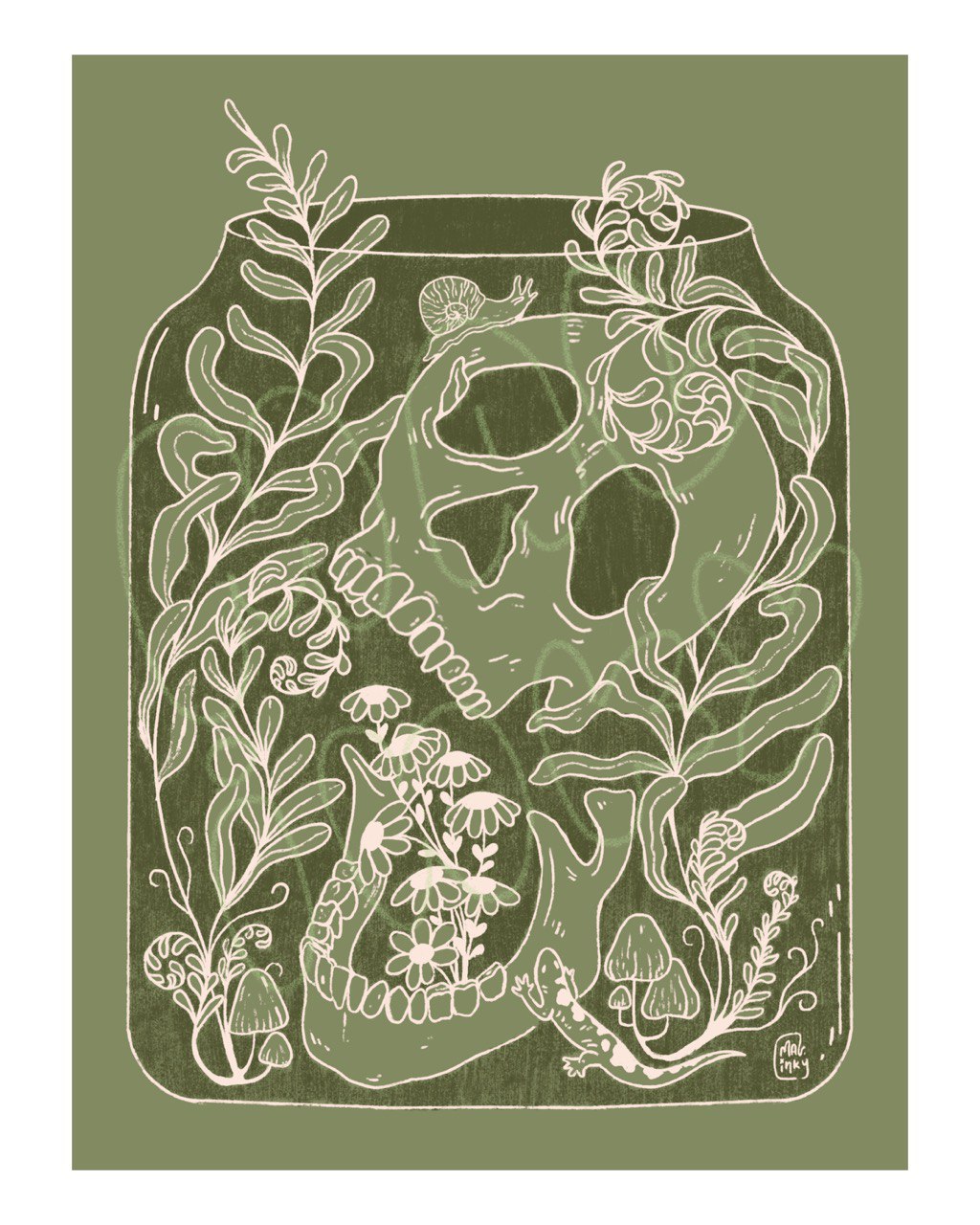 Decay Art print - 8x10