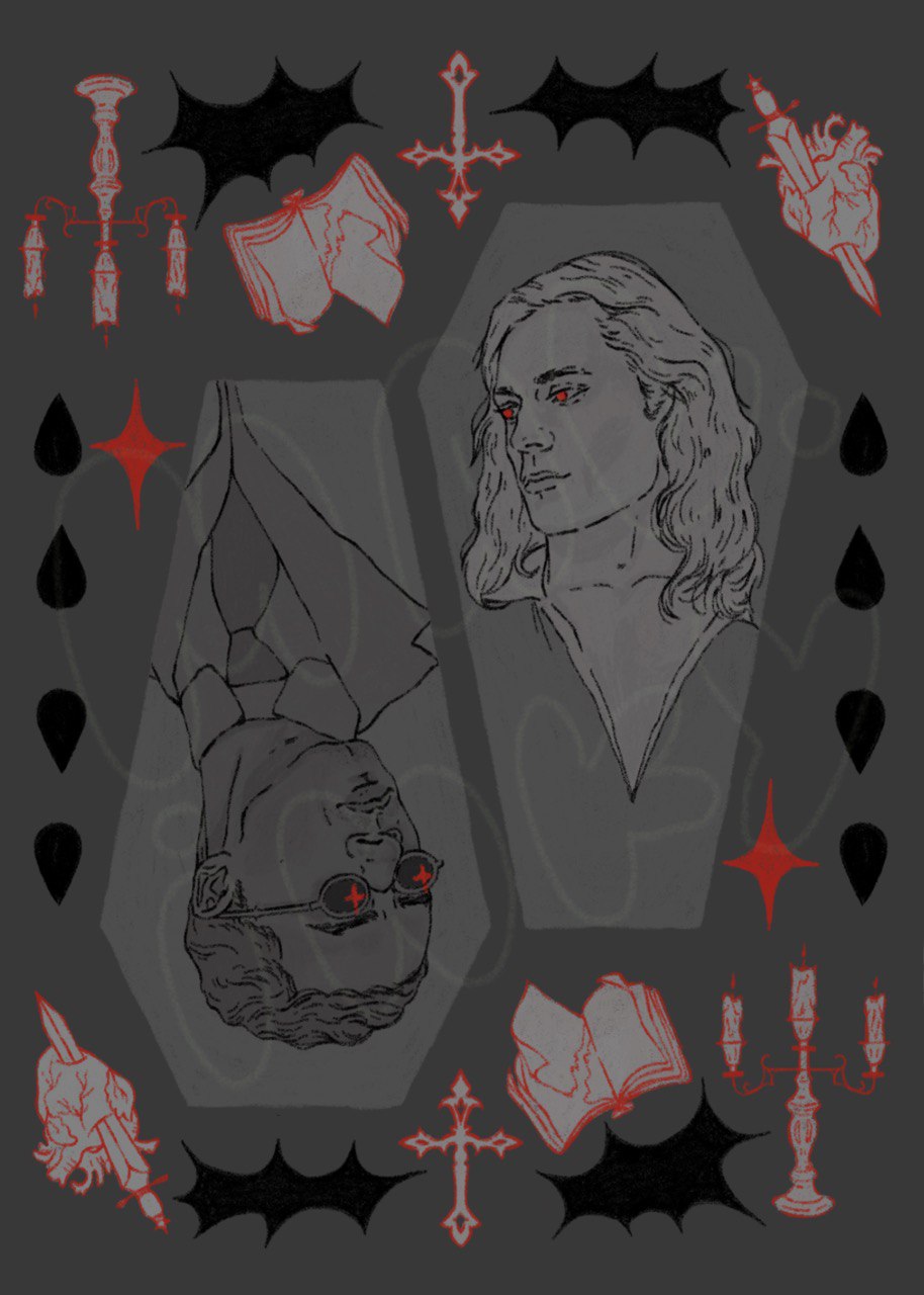 IWAV Lestat and Louis Art print