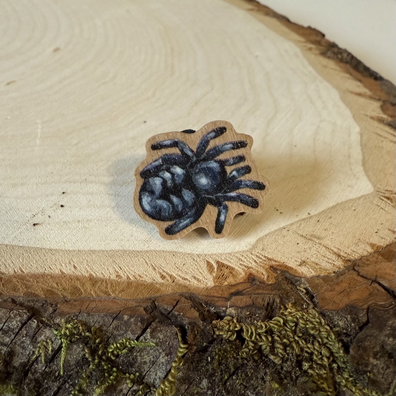 Wooden Bug Pin