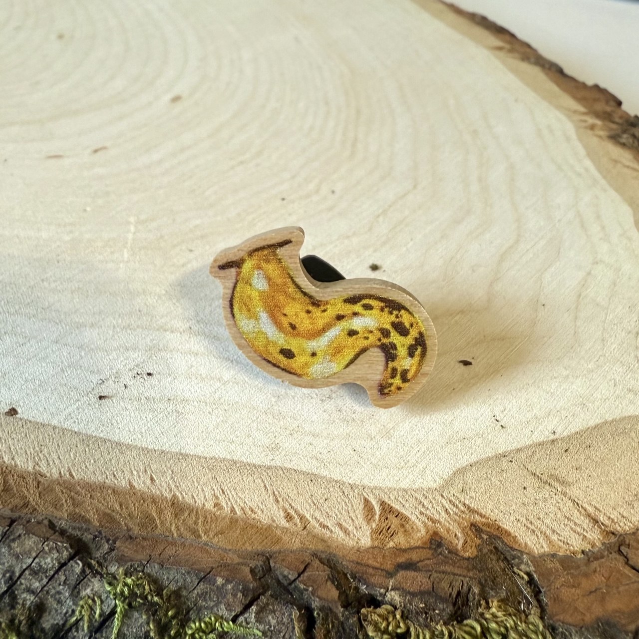 Wooden Bug Pin