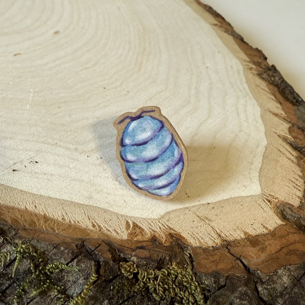 Wooden Bug Pin