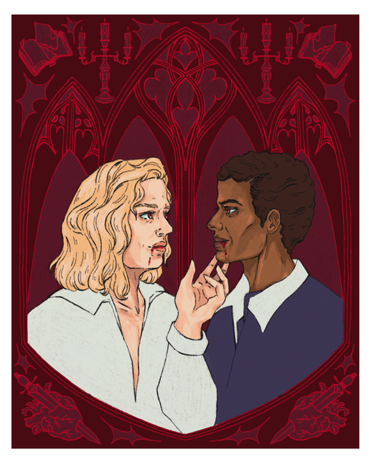 Interview with a Vampire Art Print - 8x10