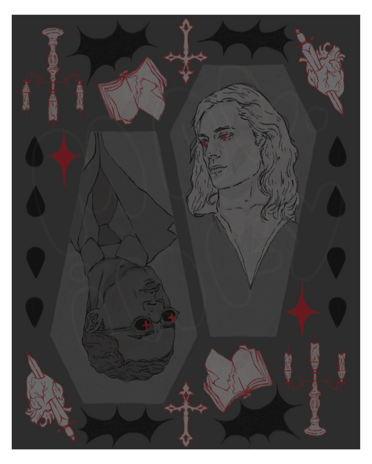 IWAV Lestat and Louis Art print - 8x10