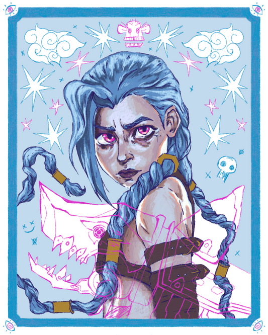 Jinx Arcane Print - 8x10