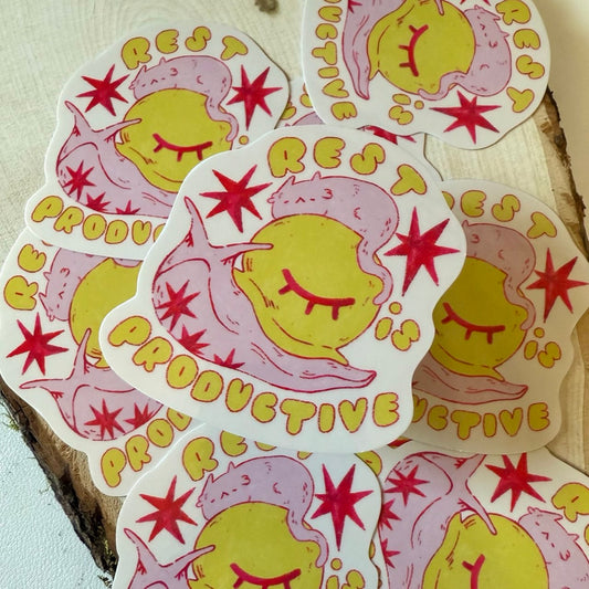 Rest is Productive Sticker