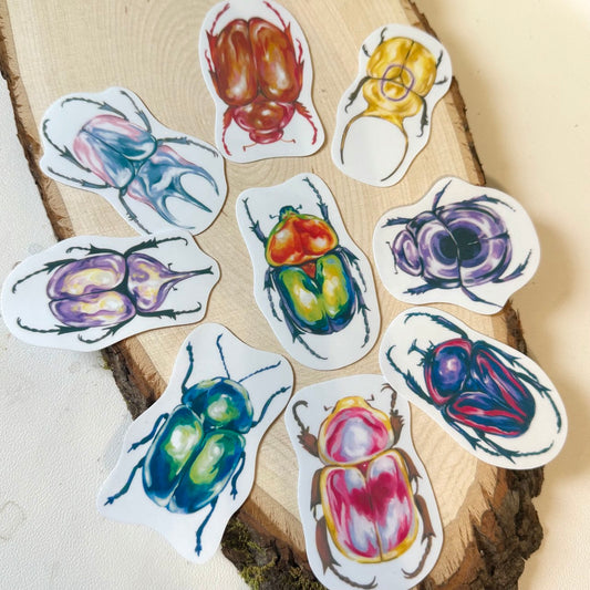 Pride Beetle Sticker