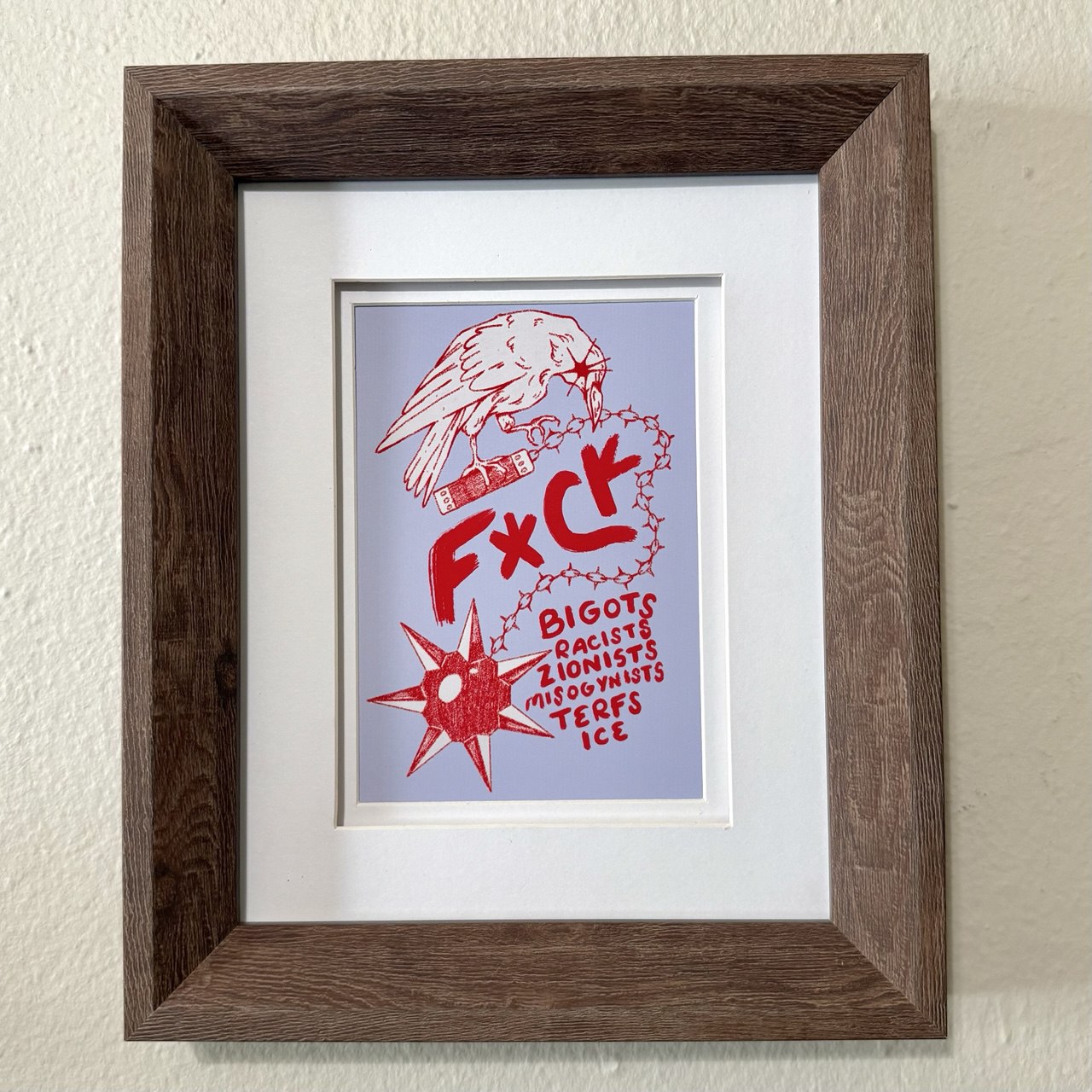 F*ck Bigots Print - 5x7