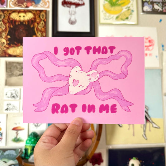 I Got That Rat in Me Print - 5x7