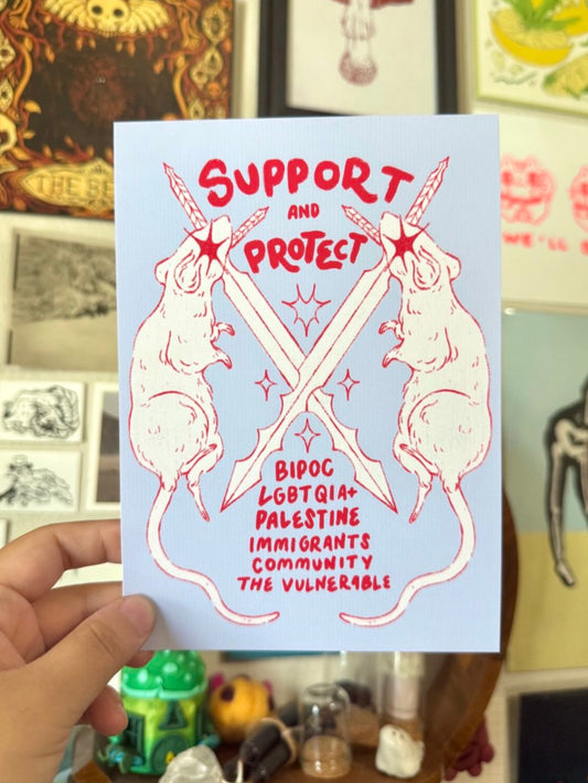 Support and Protect Print - 5x7