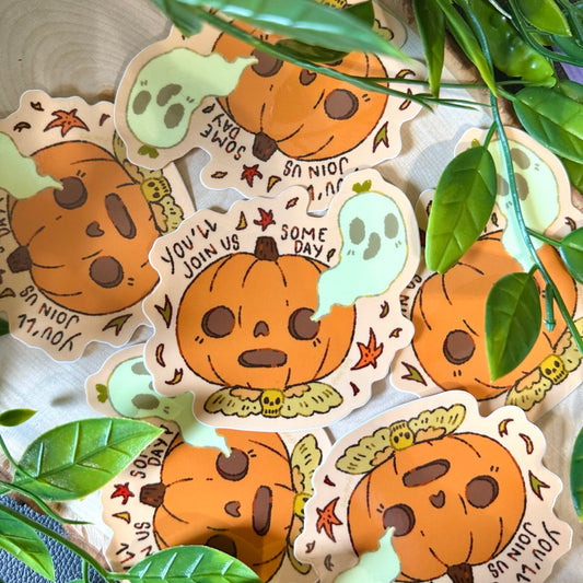 OTGW Youll join us someday Pumpkin Sticker