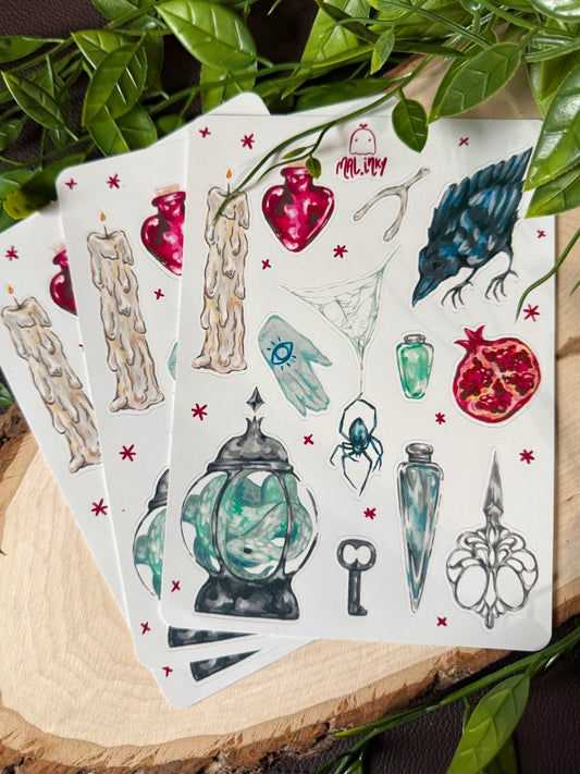 Witches' Trunk Sticker Sheet