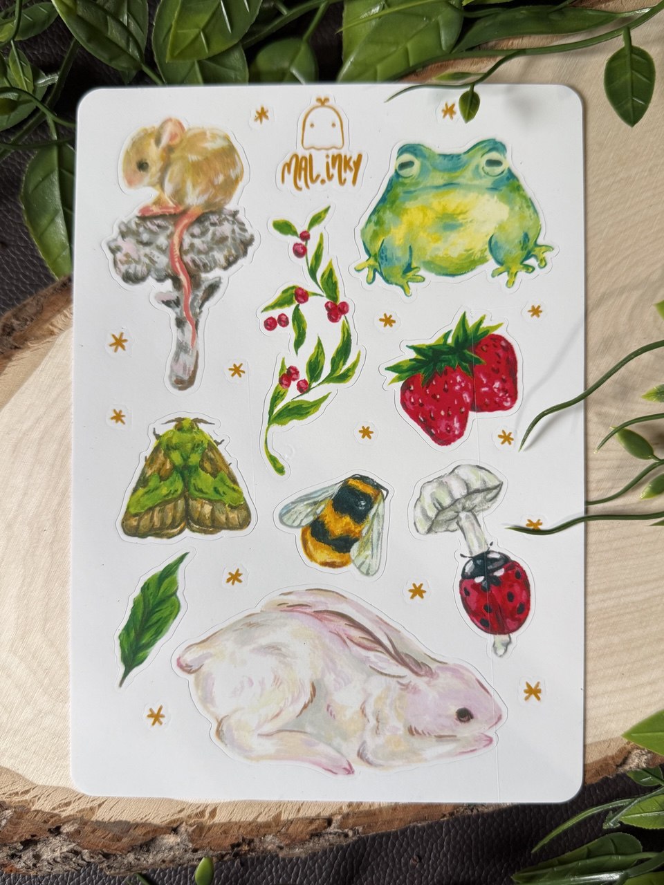 Spring Sticker Sheet Cute Spring Sticker Sheet – Mal.inkyArt