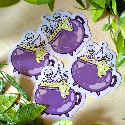 Skeleton Soup Sticker
