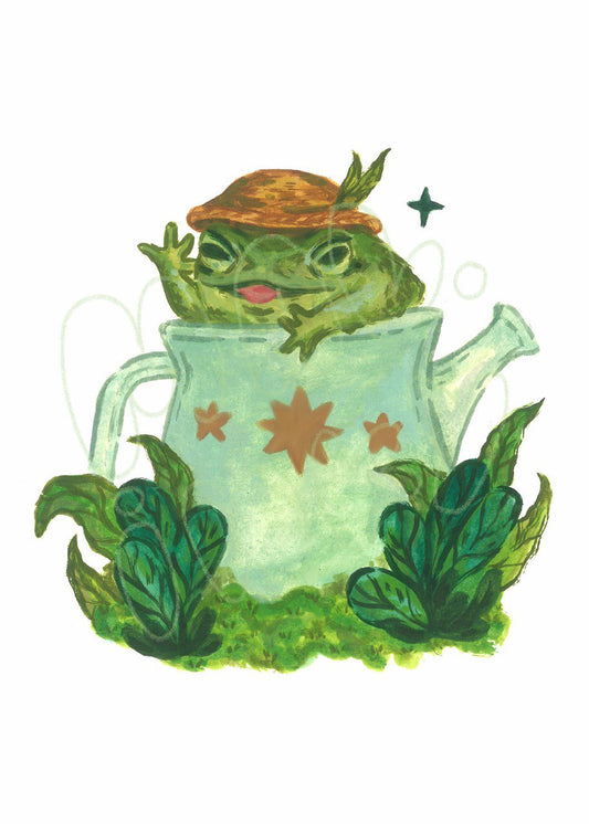 Sprout Frog Art Print - 5x7