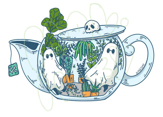Ghos-Tea Art Print - 5x7
