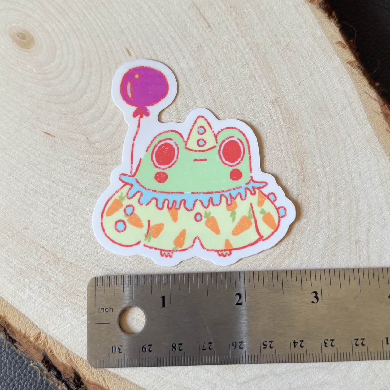 Party Clown Frog Sticker