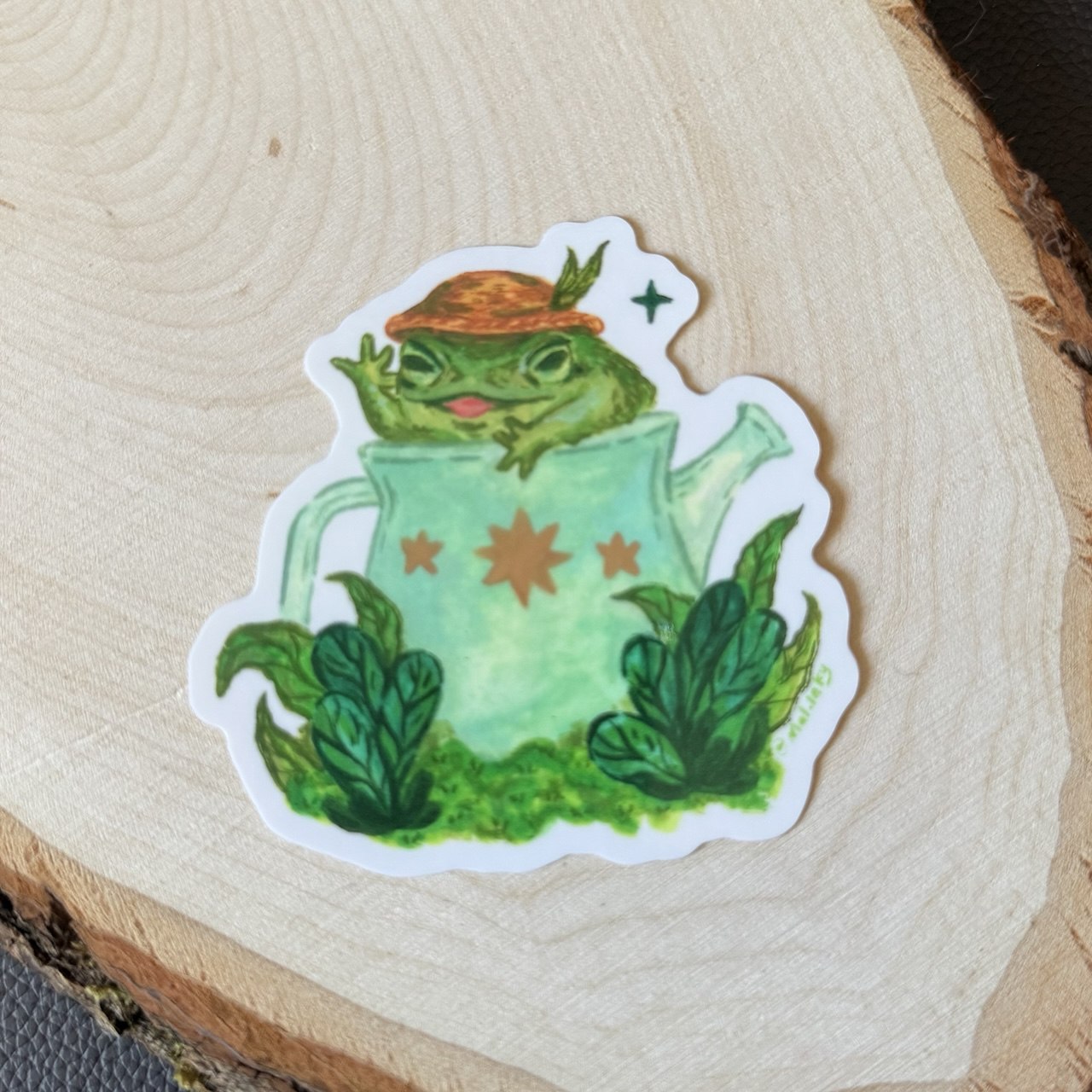 Frog in a Pot Sticker