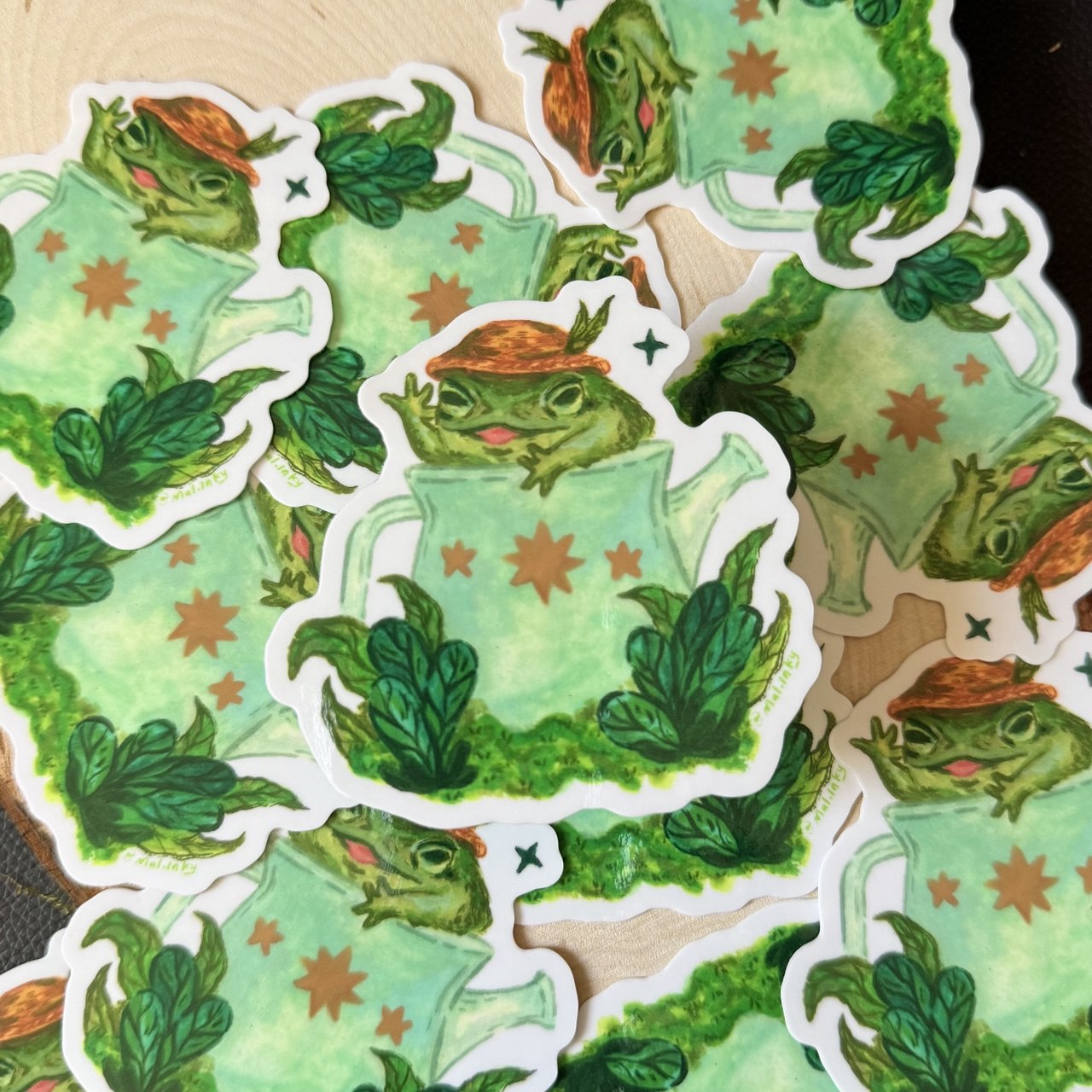 Frog in a Pot Sticker