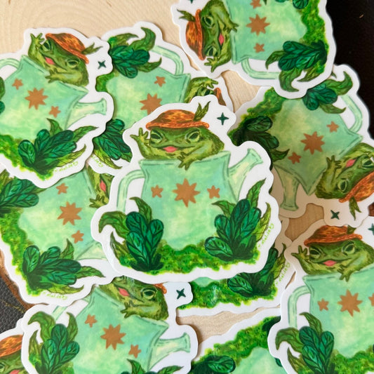 Frog in a Pot Sticker