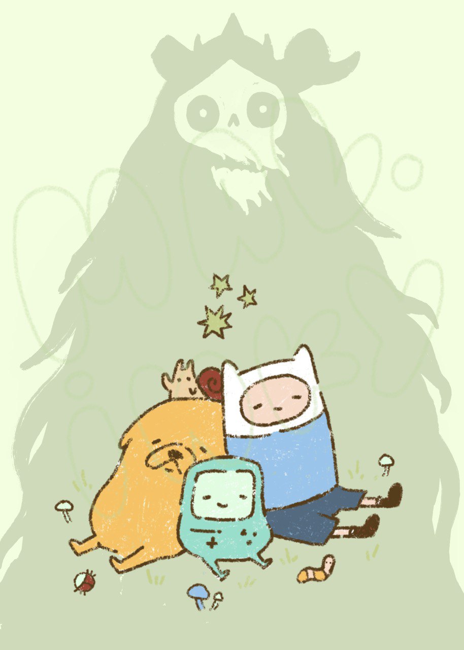 Rest in Ooo Adventure Time Print - 5x7