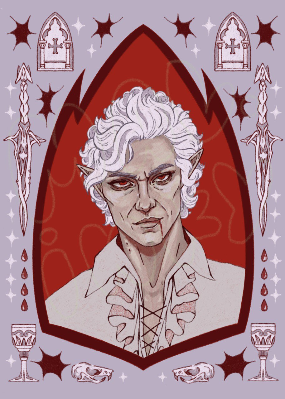 Astarion Baldurs Gate 3 Art Print