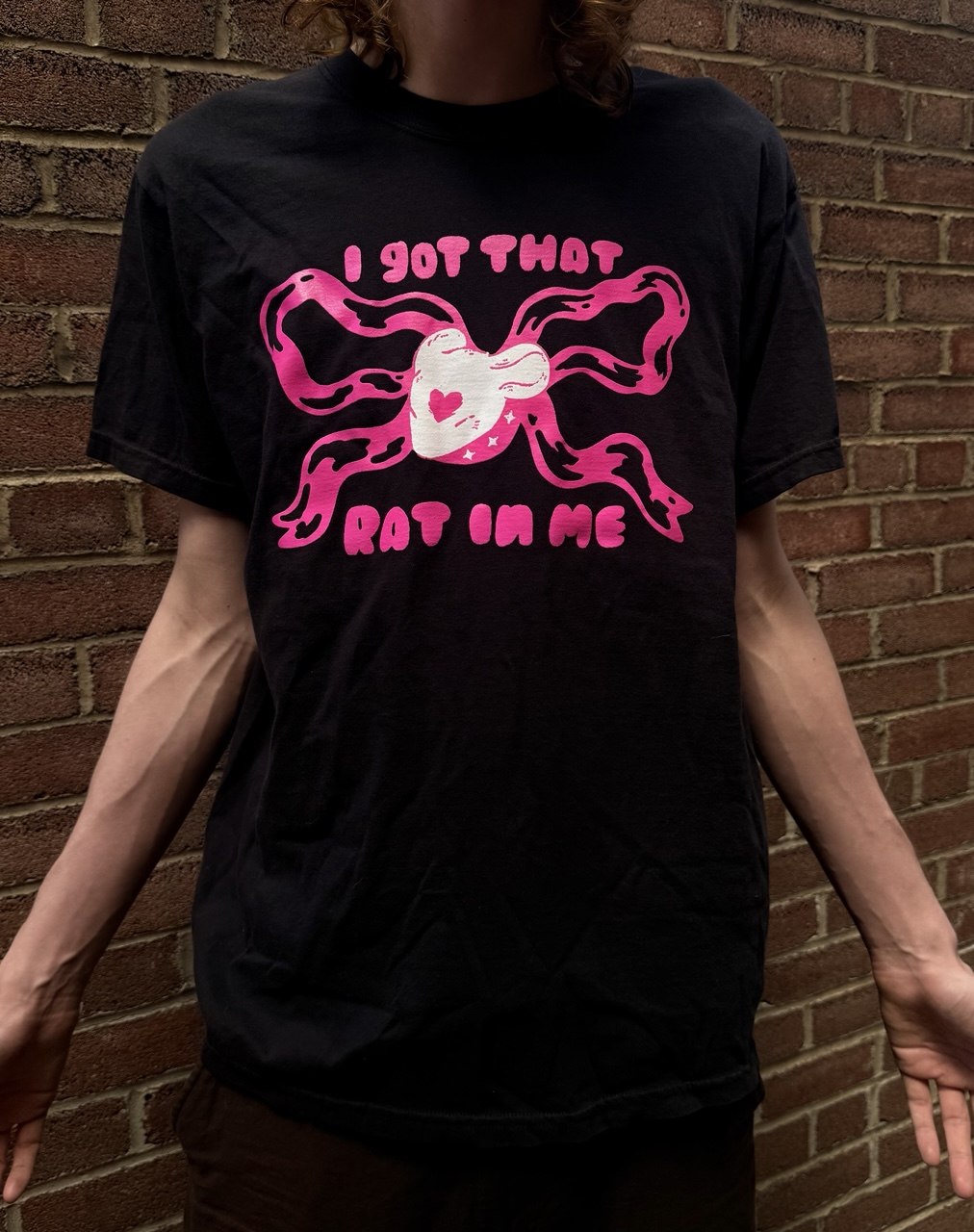 I Got That Rat in Me Pink Shirt